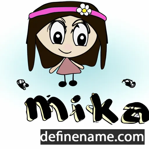 Mikia cartoon