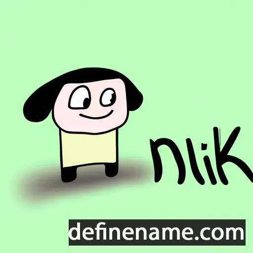 cartoon of the name Mikku