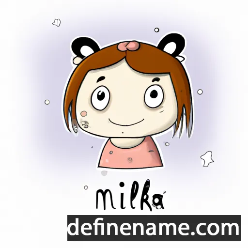 Miłka cartoon