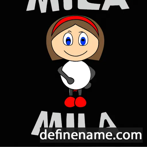 Milcia cartoon