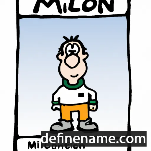 Milcom cartoon