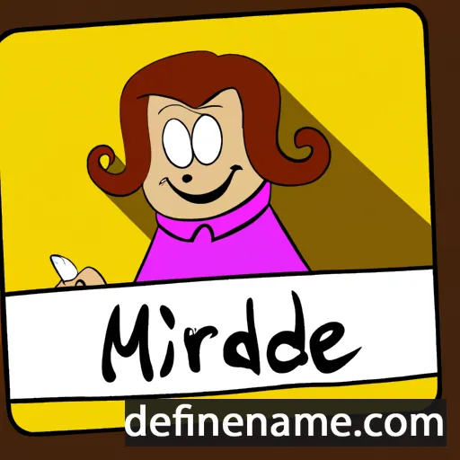 Mildrède cartoon