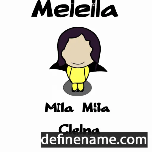 Mileena cartoon