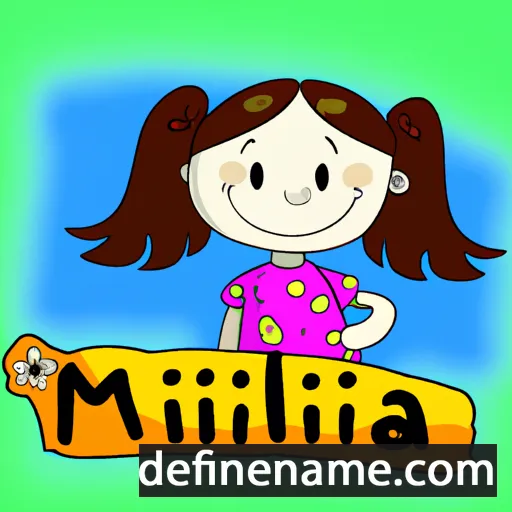 Milinha cartoon