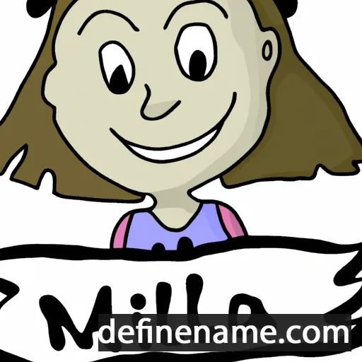 cartoon of the name Milla