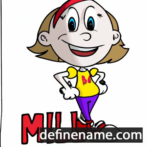 cartoon of the name Milli