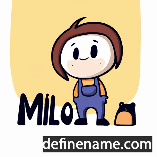 Miló cartoon