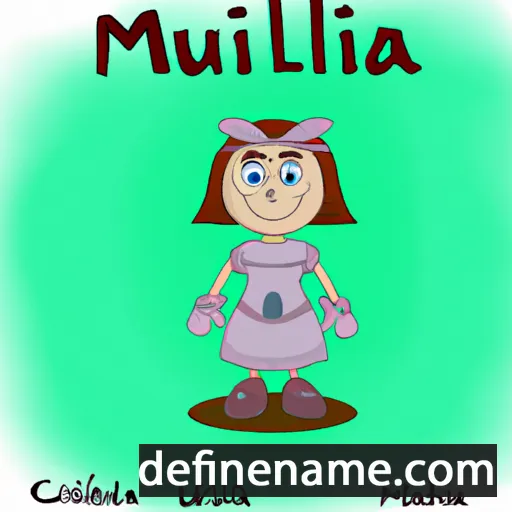 Milunia cartoon