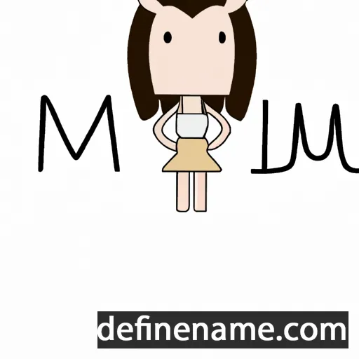 cartoon of the name Mimi