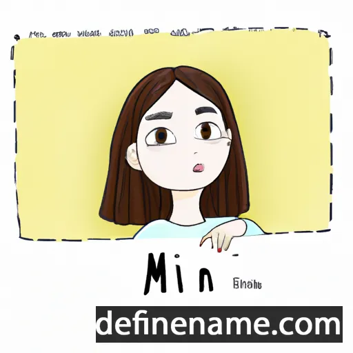 Min-ah cartoon