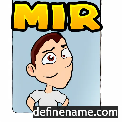 Mír cartoon