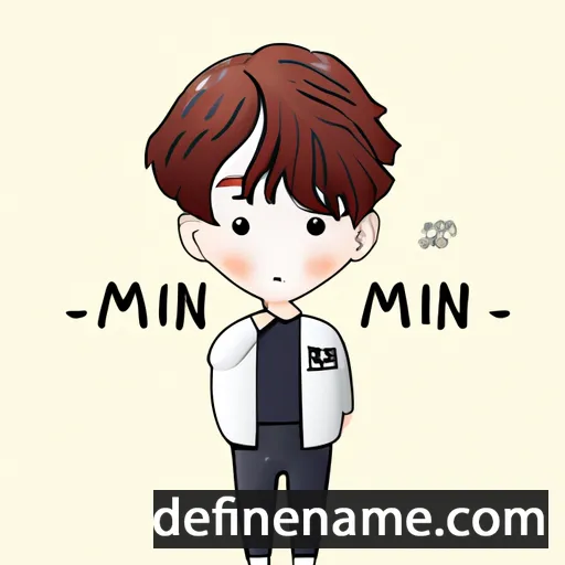 Min-joon cartoon