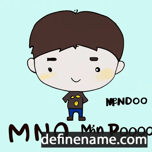 Min-woo cartoon