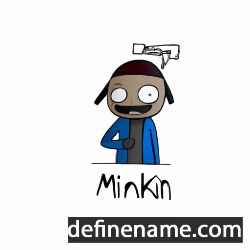 cartoon of the name Minkah