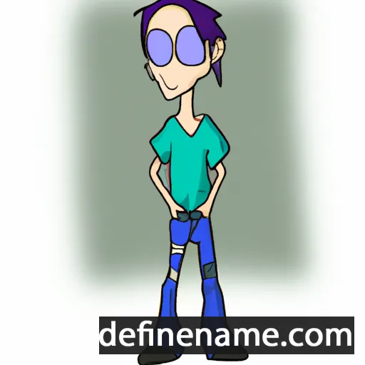 cartoon of the name Mino