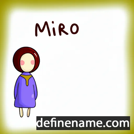 Minoriko cartoon