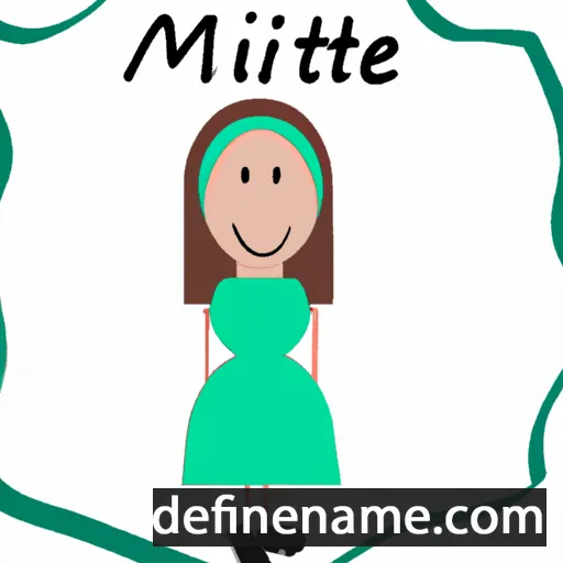 Minthe cartoon