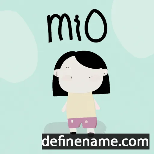 cartoon of the name Mio