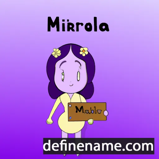 Miraflor cartoon