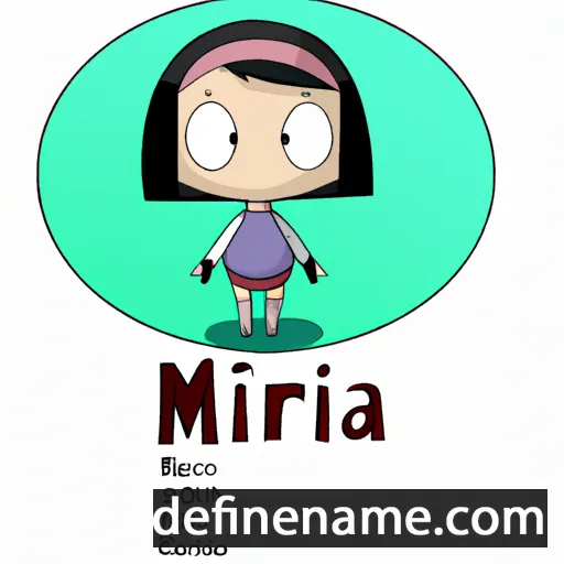 Miraminta cartoon