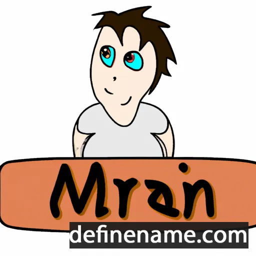 cartoon of the name Miran