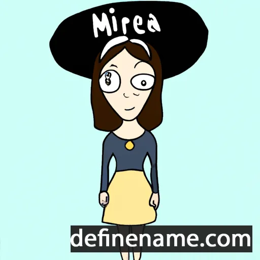 cartoon of the name Mirea