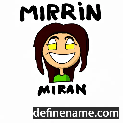 Miriann cartoon