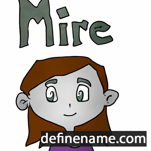 cartoon of the name Mirre