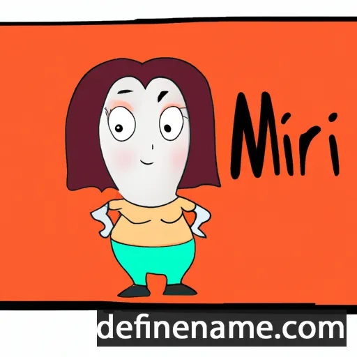 Mirri cartoon