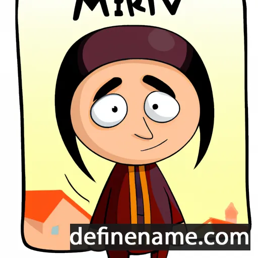 Mirvari cartoon