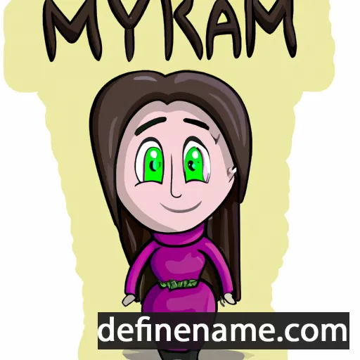 Miryam cartoon