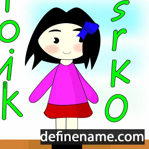 Misakiko cartoon