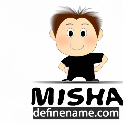 cartoon of the name Misha