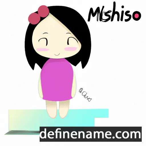 cartoon of the name Mishiko