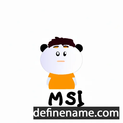 cartoon of the name Misi