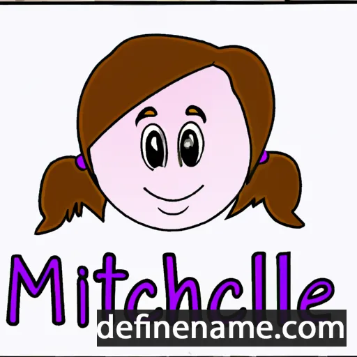 Mitchie cartoon