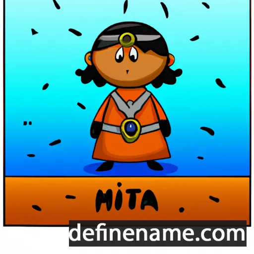 cartoon of the name Mitra