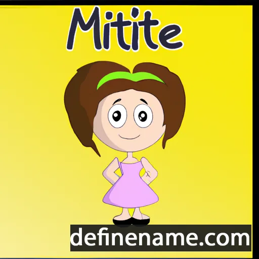 Mitzie cartoon