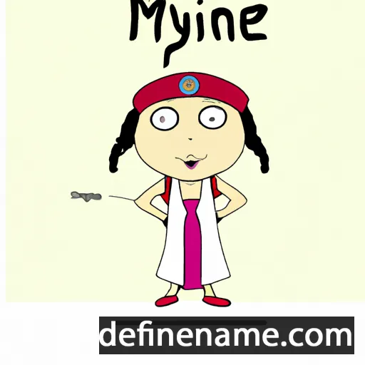 Miyinne cartoon