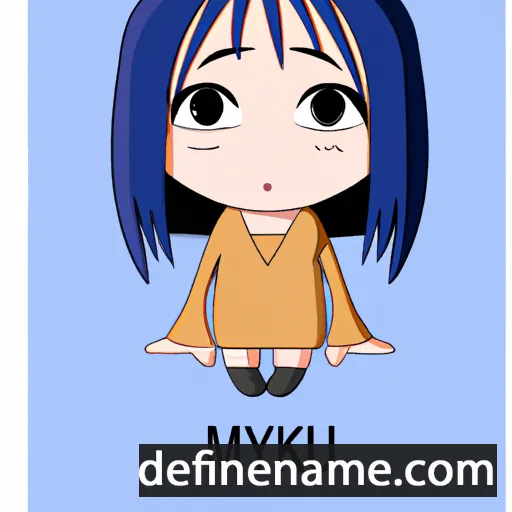 cartoon of the name Miyuki