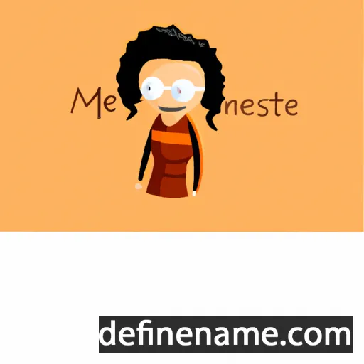 Mnesarete cartoon