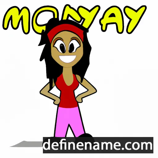 Mo'nay cartoon