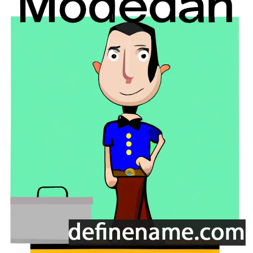 Moderan cartoon