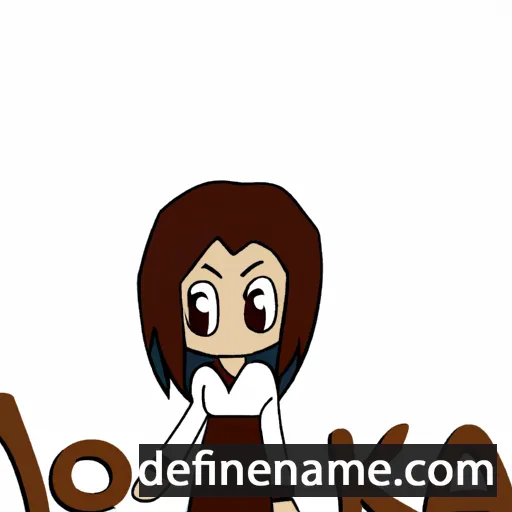 cartoon of the name Moka