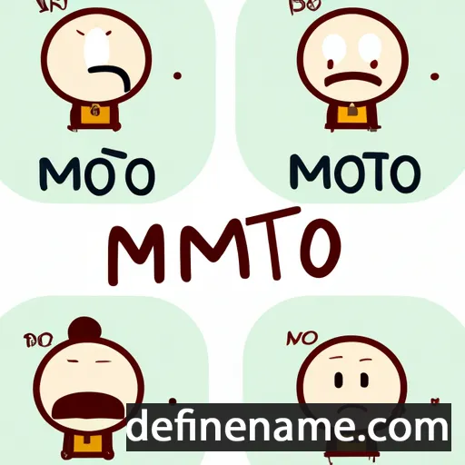 Momoto cartoon