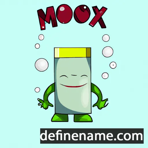 Momoxol cartoon