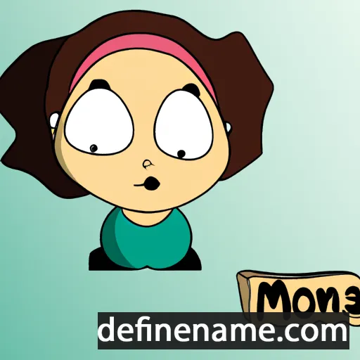 cartoon of the name Mona