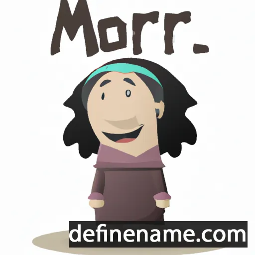 cartoon of the name Mor