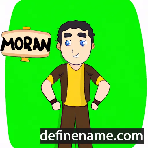 cartoon of the name Moran