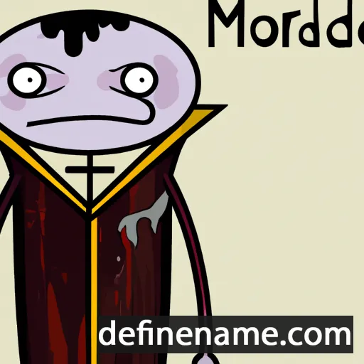 Mordecay cartoon